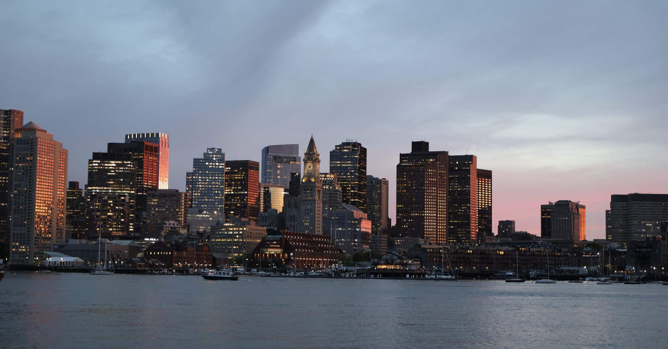 Boston skyline at dusk, the top-performing fix-and-flip market in Q1 2026.